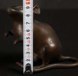 Nezumi bronze 1880 鼠