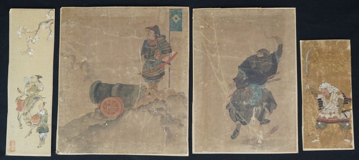 Ninja and Samurai miniature 1800