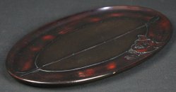 Obon wood tray Ebisu 1950s