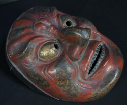 Oni demon mask 1930s