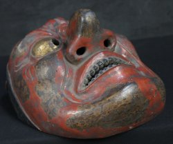 Oni demon mask 1930s