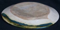Oribe ceramic plate 1900