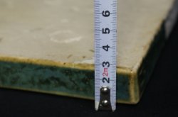 Oribe Chagama tile 1980