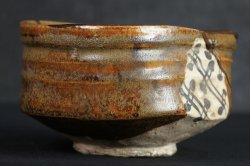 Oribe-Chawan Kintsuki1900