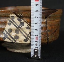 Oribe-Chawan Kintsuki1900