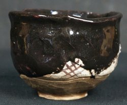 Oribe-Chawan tea bowl 1900