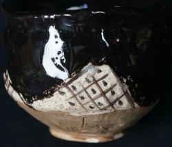 Oribe-Chawan tea bowl 1900
