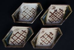 Oribe kiln plate 1900