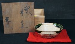 Oribe Natsu-Chawan bowl 1900