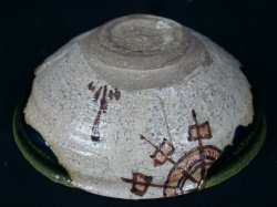 Oribe Natsu-Chawan bowl 1900