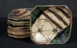 Oribe Sushi plate 1800s