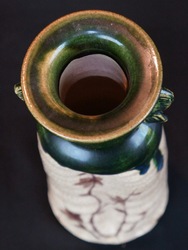 Oribe vase 1900