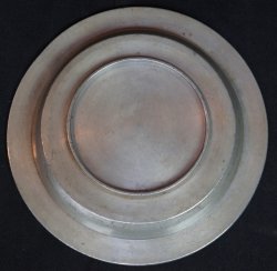 Antique Pewter plate 1800s
