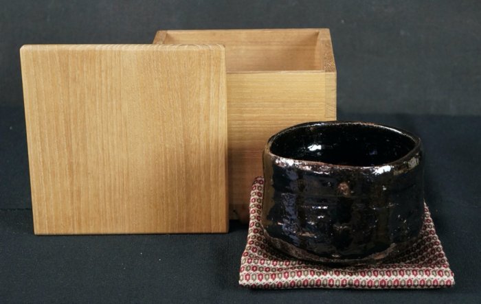 Raku Kuro-Chawan 1900