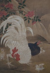 Rooster Byobu 1750