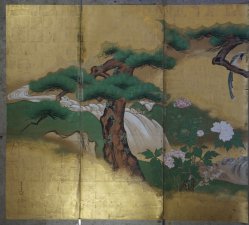Ryusetsu gold painting 1700