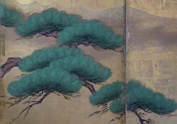 Ryusetsu gold painting 1700