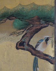 Ryusetsu gold painting 1700