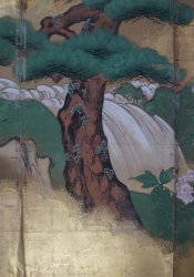 Ryusetsu gold painting 1700