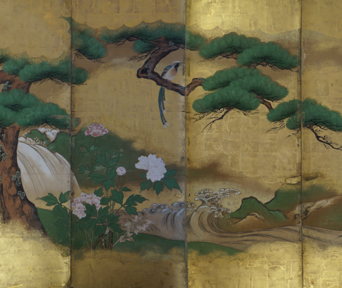 Ryusetsu gold painting 1700