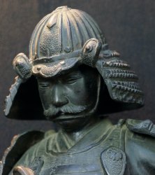 Samurai bronze 1900