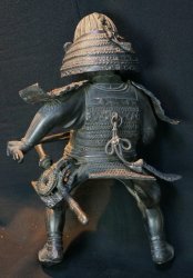 Samurai bronze 1900