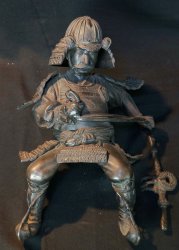 Samurai bronze 1900