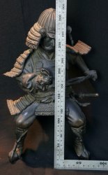 Samurai bronze 1900