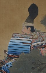 Samurai scroll 1890s