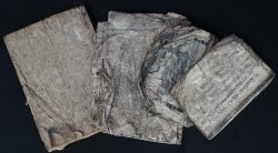 Samurai woodblock print 1800