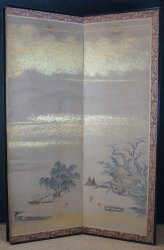 Sansui Byobu large screen 1880s