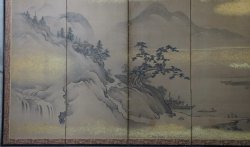 Sansui Byobu large screen 1880s