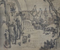 Sansui landscape Sesshū 1850