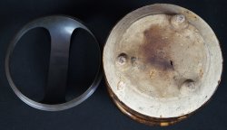 Seto Koro bronze lid 1800