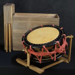 Shime-Taiko Noh drum 1900