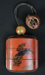 Shishi camellia Inro 1800