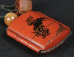 Shishi camellia Inro 1800