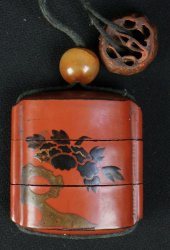 Shishi camellia Inro 1800