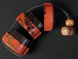 Shishi camellia Inro 1800