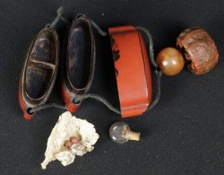 Shishi camellia Inro 1800