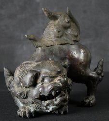 Shishi lion-dog censer 1880