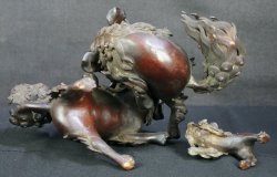 Shishi read bronze 1860s