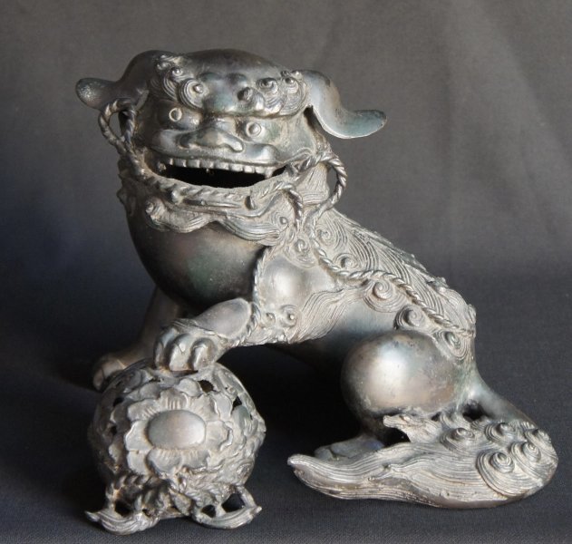 Shishi solid bronze lost wax 1900