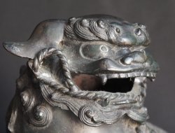 Shishi solid bronze lost wax 1900