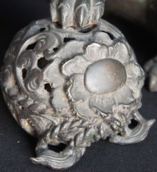 Shishi solid bronze lost wax 1900