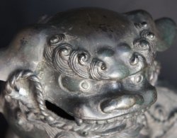 Shishi solid bronze lost wax 1900