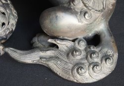 Shishi solid bronze lost wax 1900