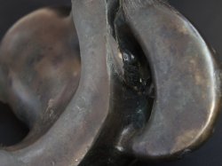 Shishi solid bronze lost wax 1900
