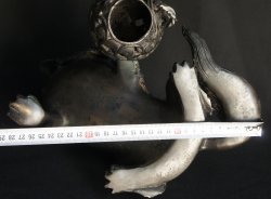 Shishi solid bronze lost wax 1900