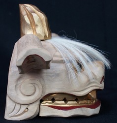 Shishi lion carving 1950s